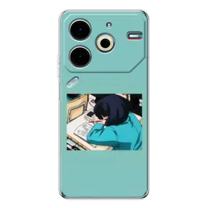 Чехол с персонажами АНИМЕ на Tecno Pova 6 Neo 5G (Аканэ Тэндо)