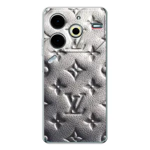 Текстурный Чехол Louis Vuitton для Пова 6 Нео 5G (Бежевый ЛВ)