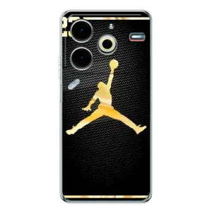 Силиконовый Чехол Nike Air Jordan на Пова 6 Нео 5G (Джордан 23)