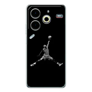 Силиконовый Чехол Nike Air Jordan на Пова 6 Нео 5G (Джордан)