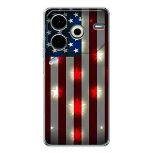 Чехол Флаг USA для Tecno Pova 6 Neo 5G (Флаг США 2)