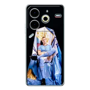 Чехлы с принтом для Tecno Pova 6 Neo 5G Футболист (футболист Холанн)
