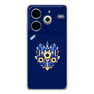 Чехол с картинкой (Патриотический ГЕРБ) на Tecno Pova 6 Neo 5G (герб)