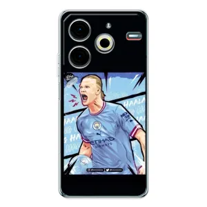 Чехлы с принтом для Tecno Pova 6 Neo 5G Футболист (гол Эрлинг Холланд)