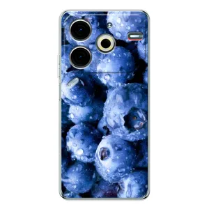 Чехол с изображением  вкусной еды для Tecno Pova 6 Neo 5G (Голубика)