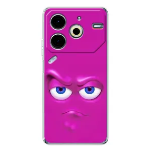 Силиконовые Чехлы (смешные стикеры) для Tecno Pova 6 Neo 5G (Хитрая мордочка)