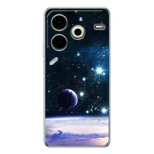 Чехол (ТПУ) с планетами на Tecno Pova 6 Neo 5G (Космический вид)