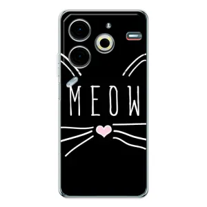 Бампер с изображением Котиков для Пова 6 Нео 5G (КОТИК MEOW)