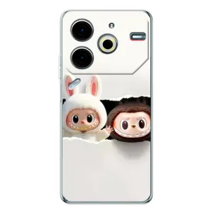 Чехол с рисунком «Фигурки Labubu» для TECNO Pova 6 Neo 5G
