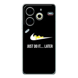 Силиконовый Чехол на Tecno Pova 6 Neo 5G с картинкой Nike (Later)