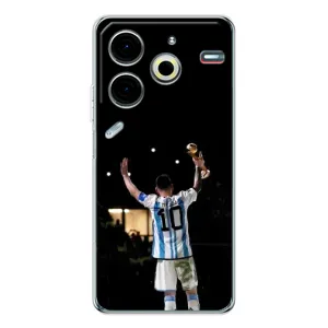Чехлы Лео Месси Аргентина для Tecno Pova 6 Neo 5G (Лео Чемпион)