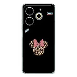 Чехол с леопардовым принтом на Tecno Pova 6 Neo 5G (Леопардовая Минни)