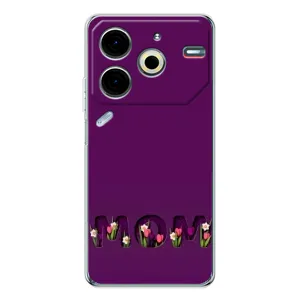 Чехол с рисунком «Мама с цветами» для TECNO Pova 6 Neo 5G