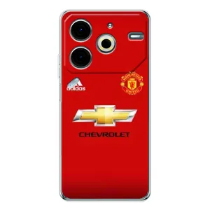 Силиконовые Чехлы принт Футбол на Tecno Pova 6 Neo 5G (Man United)