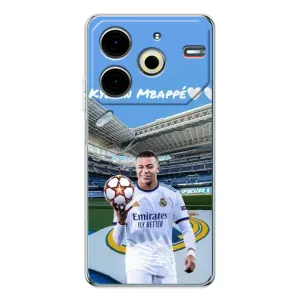 Чехол (TPU) с Футболистом на Tecno Pova 6 Neo 5G (Mbappe Real)