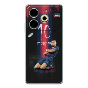 Чехол (TPU) с Футболистом на Tecno Pova 6 Neo 5G (MBAPPE 10)