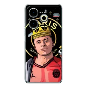 Чехол (TPU) с Футболистом на Tecno Pova 6 Neo 5G (Mbappe King)