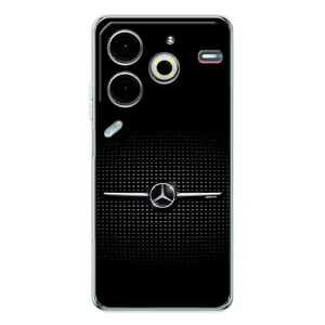 Силиконовый бампер с картинкой машины на Tecno Pova 6 Neo 5G (Mercedes)