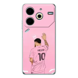 Чехлы Лео Месси в Майами на Tecno Pova 6 Neo 5G (Месси Маями)