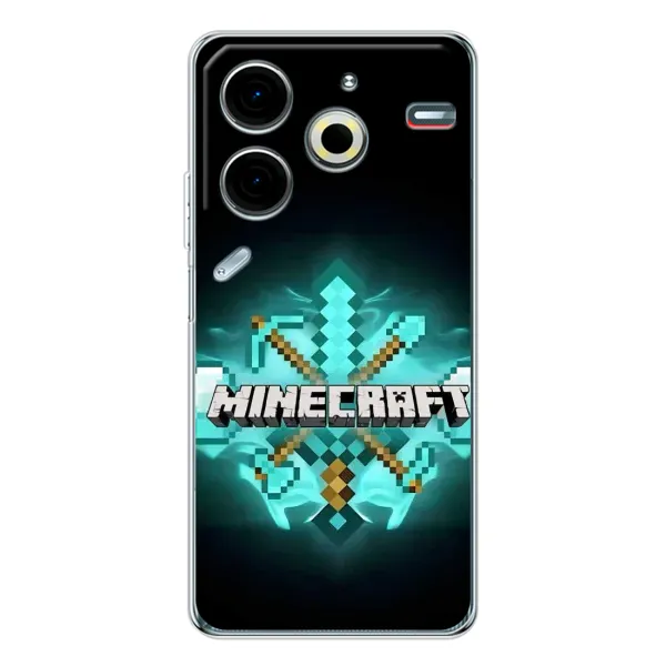 Чехол с рисунком «MineCraft 2» для TECNO Pova 6 Neo 5G