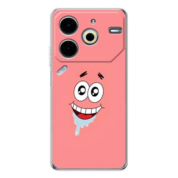 Чехол с рисунком «Мордочка Патрика» для TECNO Pova 6 Neo 5G Чехол с рисунком «Мордочка Патрика» для TECNO Pova 6 Neo 5G