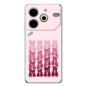 Чехол с рисунком «Надпись мама» для TECNO Pova 6 Neo 5G