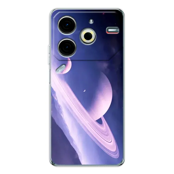 Чехол с рисунком «Планета в космосе» для TECNO Pova 6 Neo 5G Чехол с рисунком «Планета в космосе» для TECNO Pova 6 Neo 5G