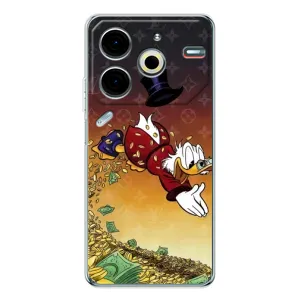 Силиконовый чехол для Tecno Pova 6 Neo 5G (Скрудж Луи Виттон)
