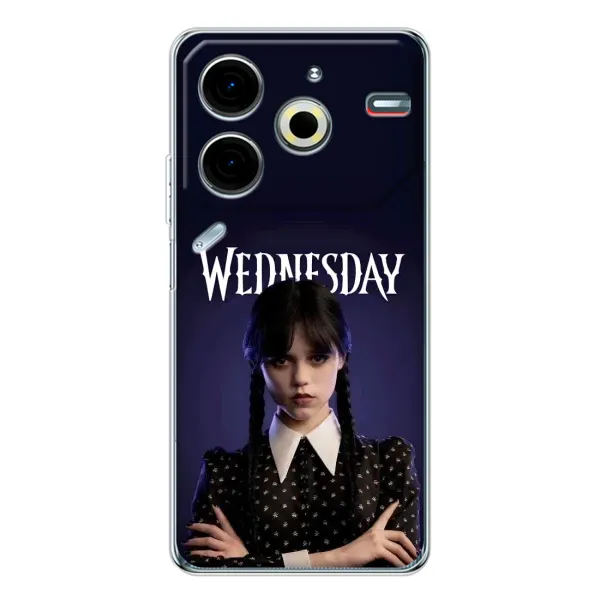 Чехол с рисунком «Wednesdey» для TECNO Pova 6 Neo 5G Чехол с рисунком «Wednesdey» для TECNO Pova 6 Neo 5G