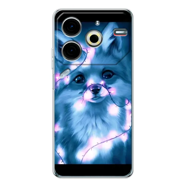 Чехол с рисунком «Яркая Лиса» для TECNO Pova 6 Neo 5G Чехол с рисунком «Яркая Лиса» для TECNO Pova 6 Neo 5G