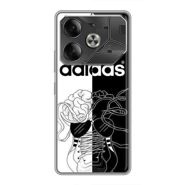 Чехол с рисунком «Adidas шнурки» для TECNO Pova 6
