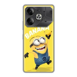 Мультяшный принт на Чехол для Пова 6 (Banana)