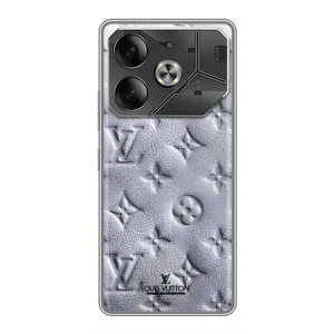 Текстурный Чехол Louis Vuitton для  (Белый ЛВ)