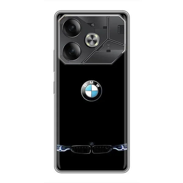 Чехол с рисунком «Черный BMW» для TECNO Pova 6 Чехол с рисунком «Черный BMW» для TECNO Pova 6