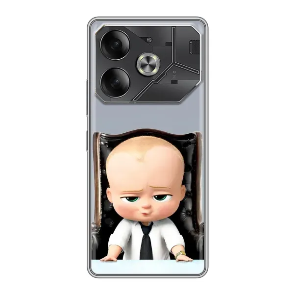 Чехол с рисунком «BOSS» для TECNO Pova 6