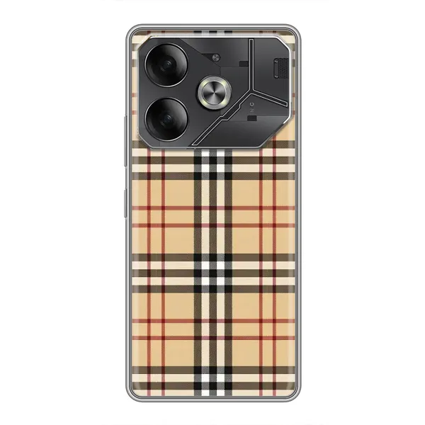 Чехол с рисунком «Burberry стиль» для TECNO Pova 6 Чехол с рисунком «Burberry стиль» для TECNO Pova 6