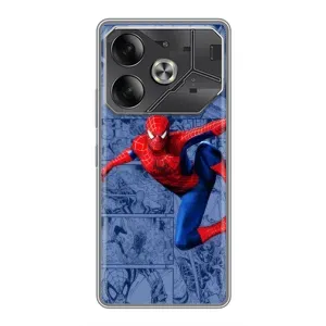Силиконовый Чехол для Tecno Pova 6 (Человек Паук)