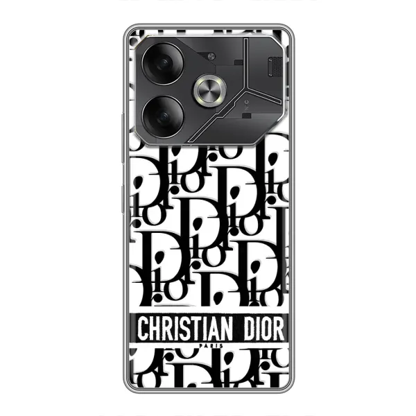 Чехол с рисунком «Christian Dior» для TECNO Pova 6