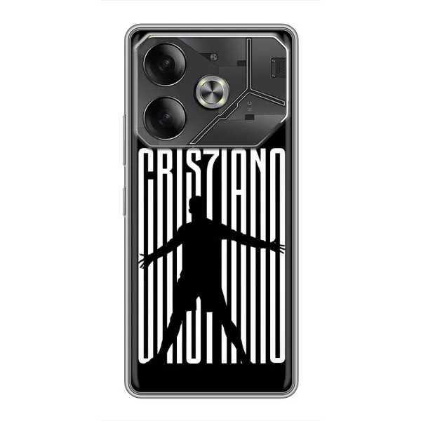 Чохол з малюнком «Cristiano» для TECNO Pova 6