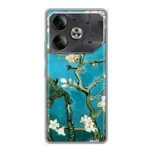 Чехол с принтом САКУРЫ на Tecno Pova 6 (Цветение Сакуры)