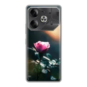 Чохли з принтом Троянд для Tecno Pova 6 (Квітка нічна)