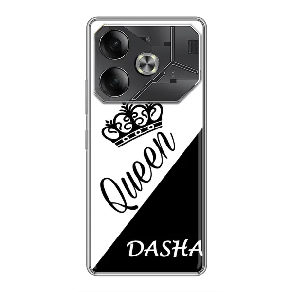 Чехол с рисунком «DASHA» для TECNO Pova 6 Чехол с рисунком «DASHA» для TECNO Pova 6