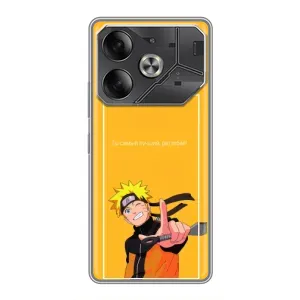 Чехол с рисунком «Даттебаё» для TECNO Pova 6