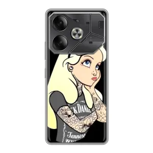 Чохол Стильні дівчата на Tecno Pova 6 (Дівчина образилася)