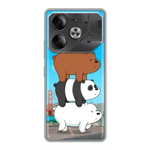 Чехлы с Пандами на Tecno Pova 6 (Друзья)