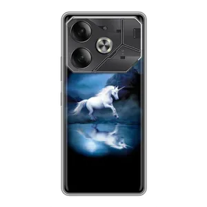 Чехол Unicorn на Tecno Pova 6 (Единорог)
