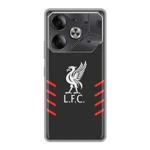 Силиконовые Чехлы принт Футбол на Tecno Pova 6 (Эмблема Liverpool)