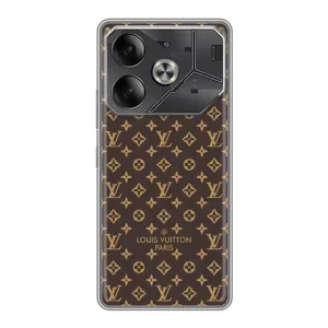 Чехол Стиль Louis Vuitton на Tecno Pova 6 (Фон Луи Виттон)
