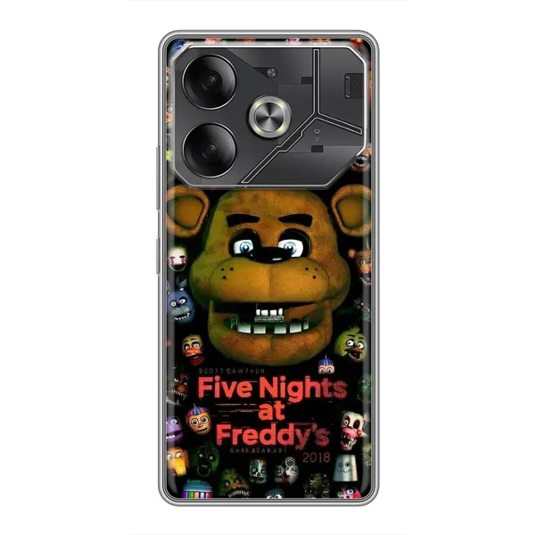 Чехол с рисунком «Freddy» для TECNO Pova 6