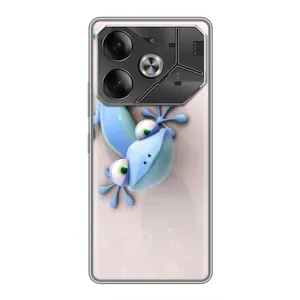 Чехлы с изображением разных животных для Tecno Pova 6 (Геккон)